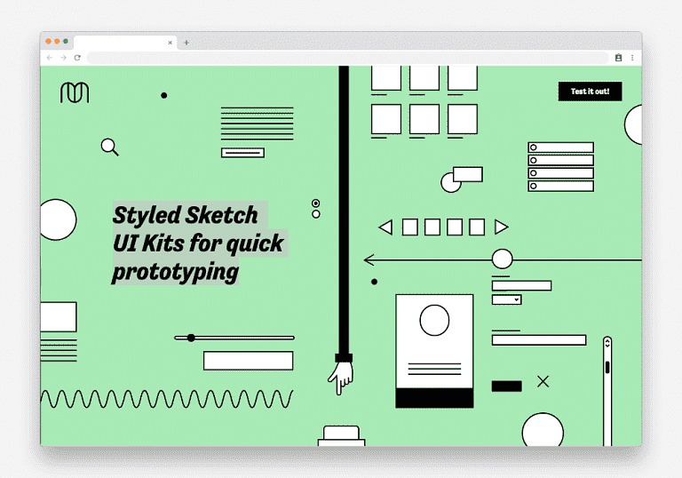 Brand logo for external website's link