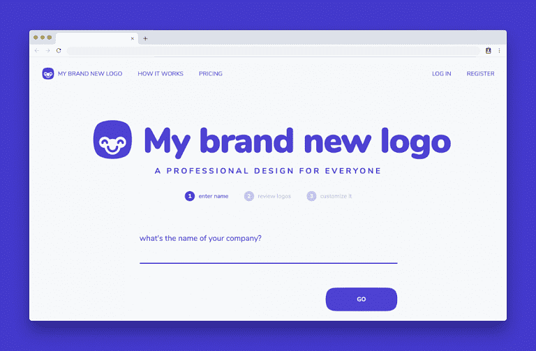 Brand logo for external website's link