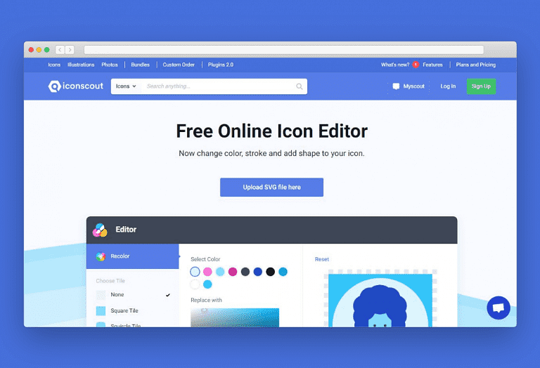 Brand logo for external website's link