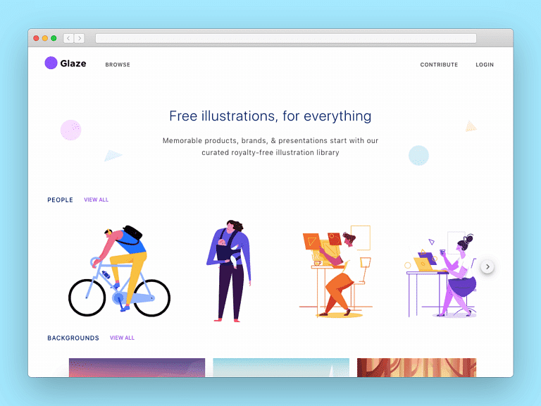 Brand logo for external website's link