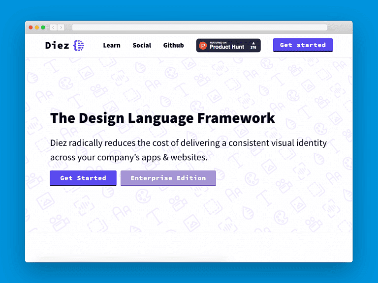 Brand logo for external website's link