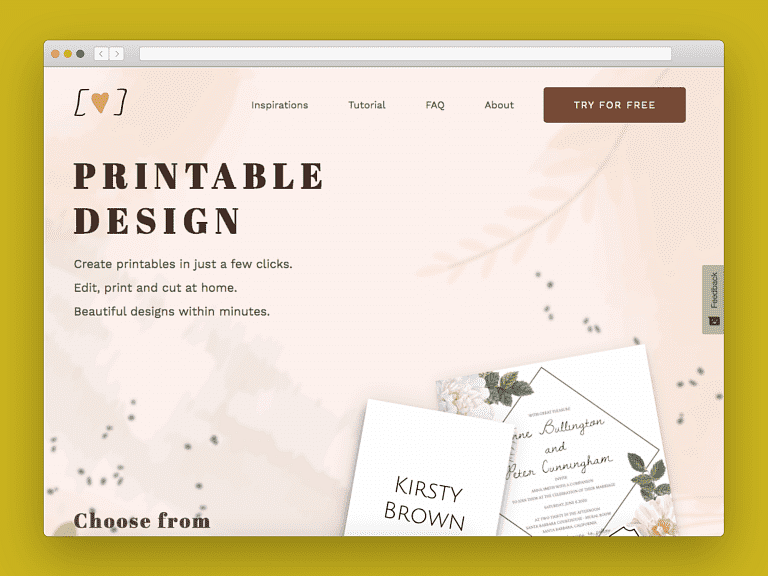 Brand logo for external website's link