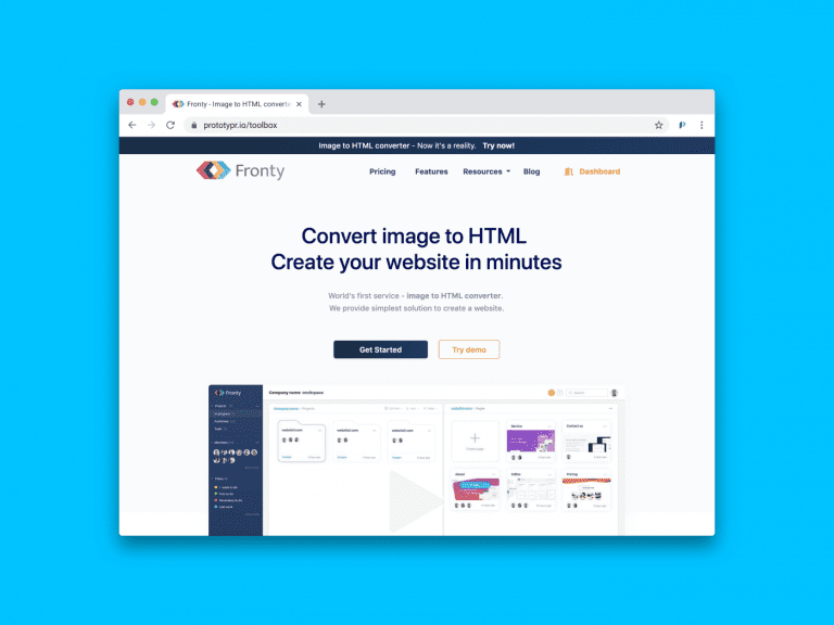 Brand logo for external website's link