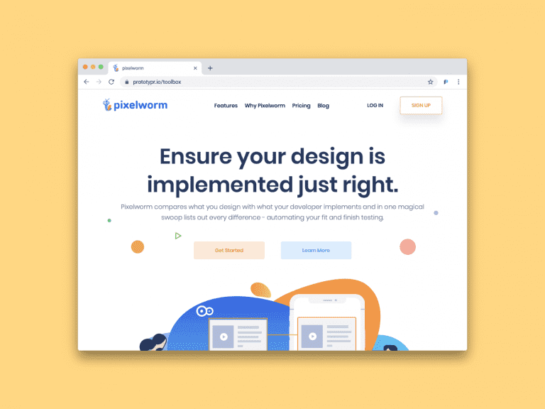 Brand logo for external website's link