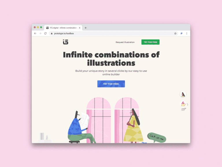 Brand logo for external website's link
