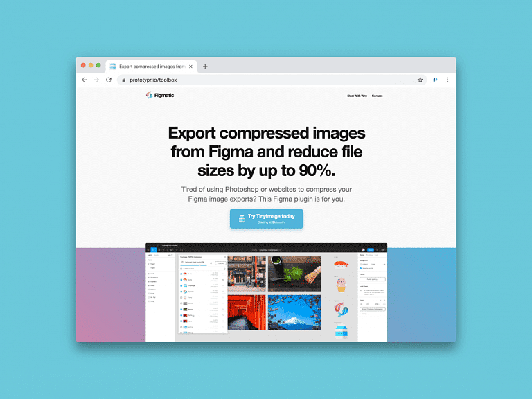 Brand logo for external website's link