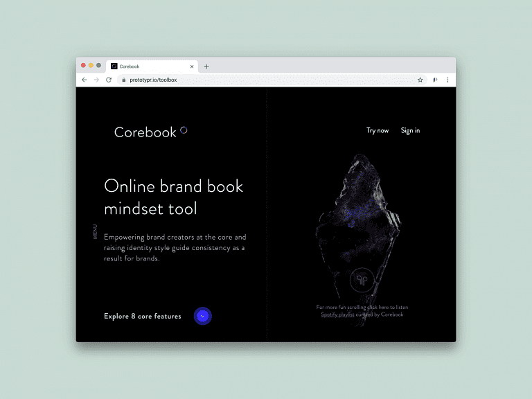 Brand logo for external website's link