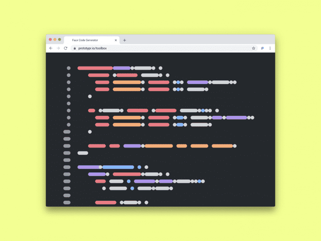 Faux Code Generator - Faux Code SVG Images - Prototypr.io | Prototypr ...
