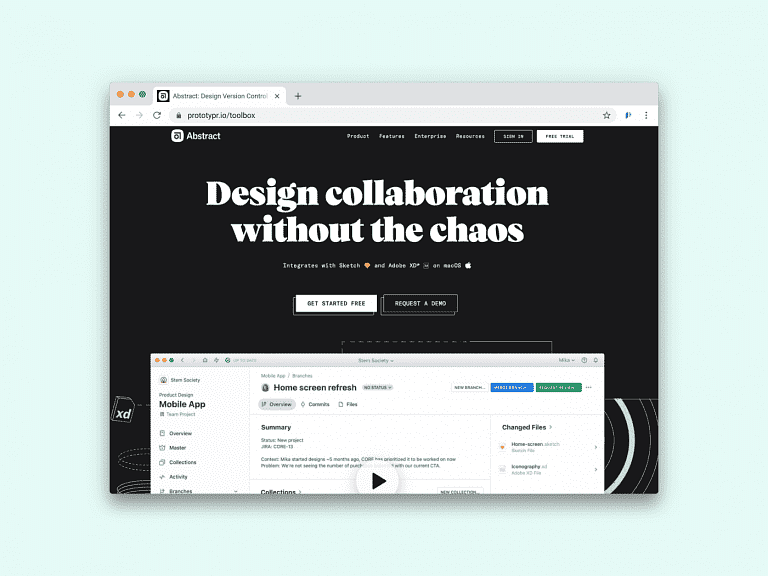 Brand logo for external website's link