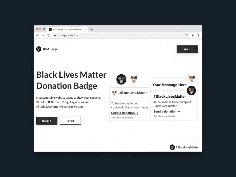 Brand logo for external website's link