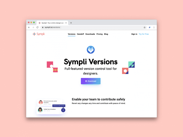 Brand logo for external website's link