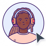 Brand logo for external website's link