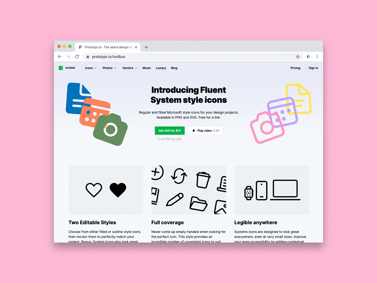 Brand logo for external website's link