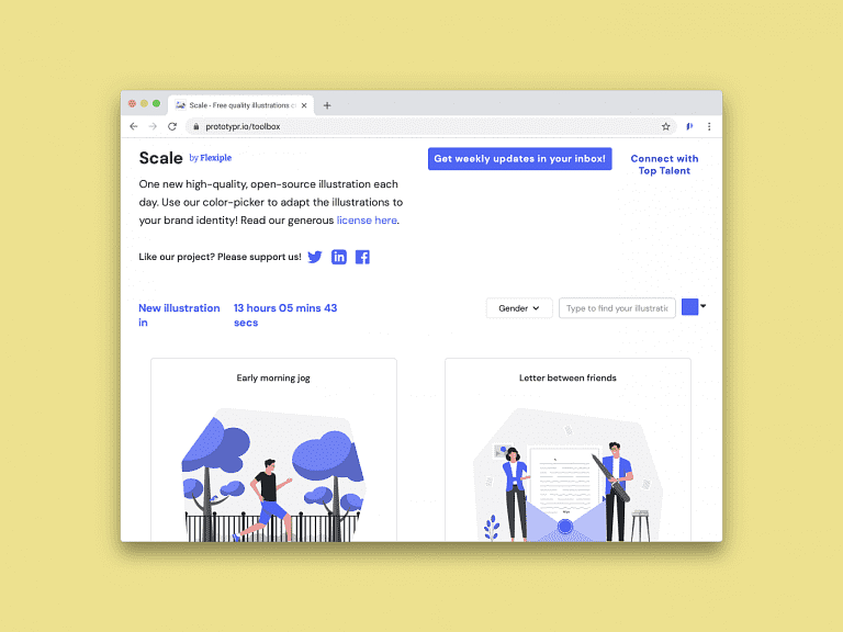 Brand logo for external website's link