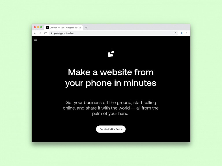 Brand logo for external website's link