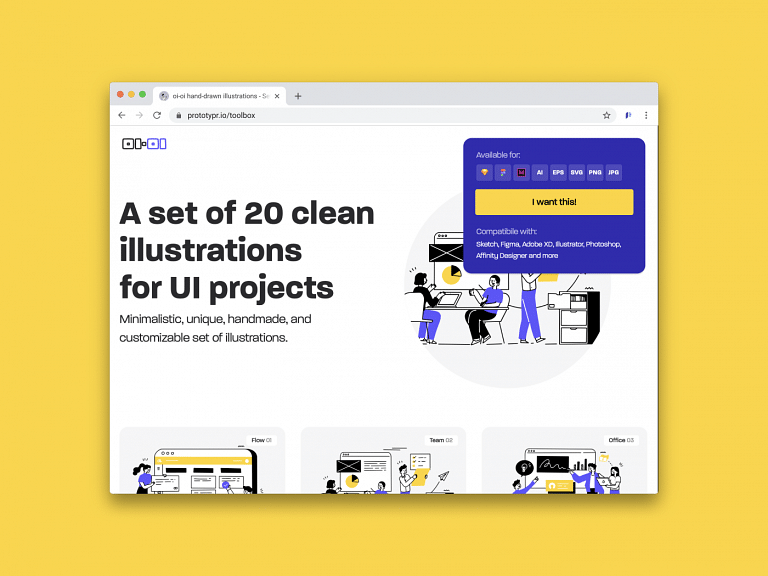 Brand logo for external website's link