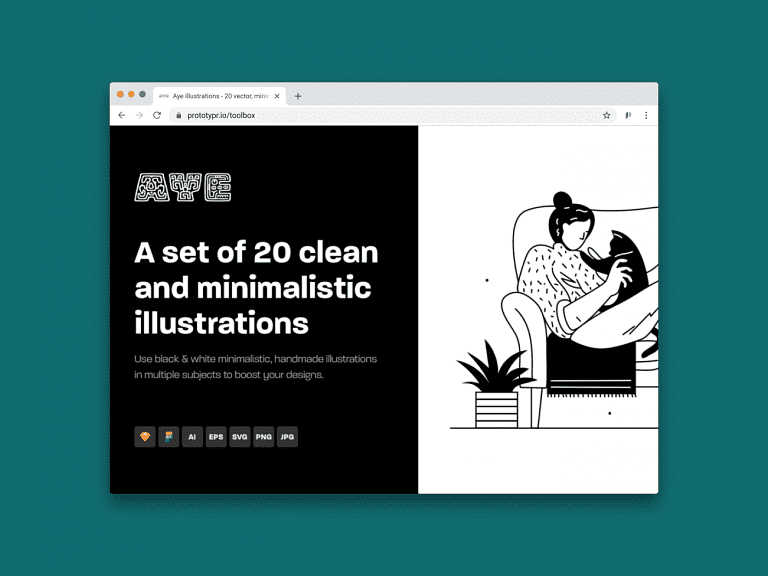 Brand logo for external website's link