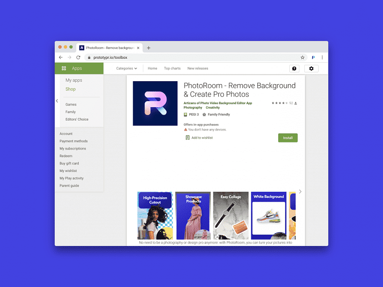 Brand logo for external website's link